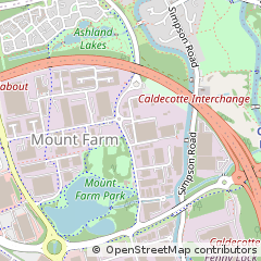 Map of Milton Keynes