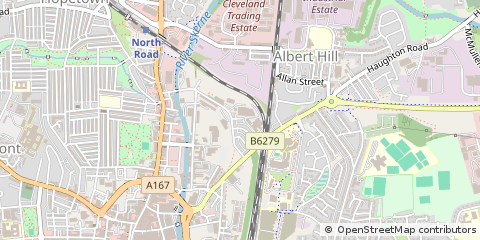 Map of Darlington