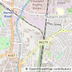 Map of Darlington