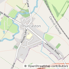 Map of Leicester, Leicestershire