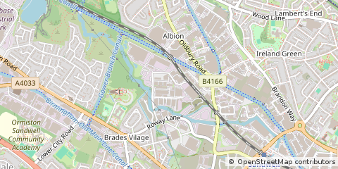 Map of Oldbury, West Midlands