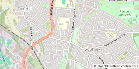 Map of Sheffield