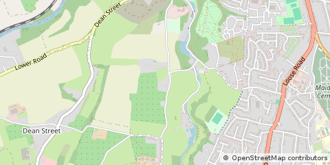Map of Maidstone, Kent