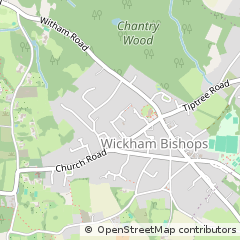 Map of Witham, Essex