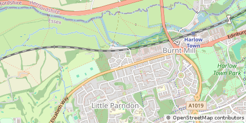 Map of Harlow