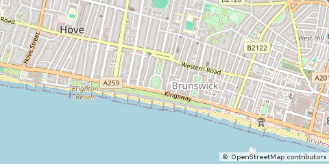 Map of Hove
