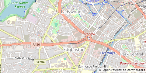 Map of Birmingham