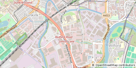 Map of Nottingham