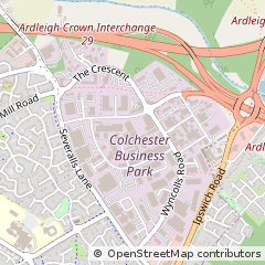 Map of Colchester