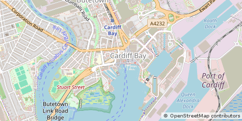 Map of Cardiff