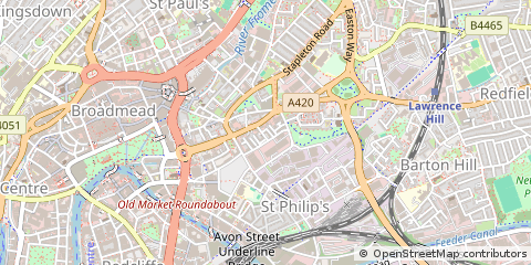 Map of Bristol