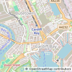 Map of Cardiff