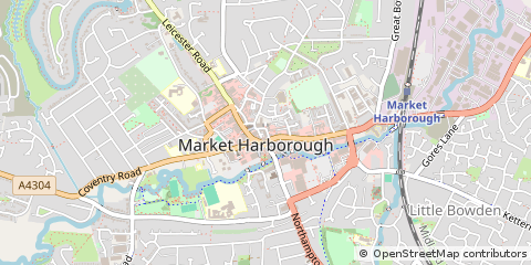 Map of Leicestershire