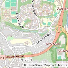 Map of Cardiff
