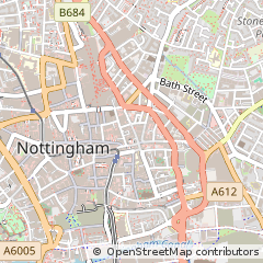 Map of Nottingham, Northamptonshire