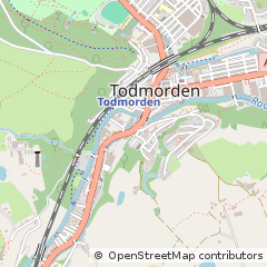 Map of Todmorden, Lancashire