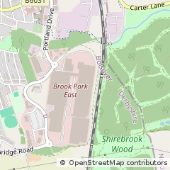 Map of Shirebrook