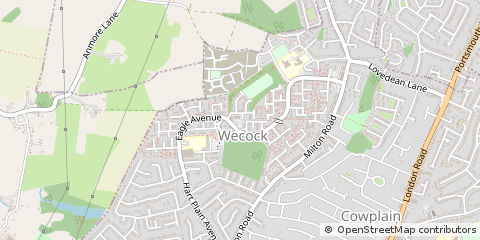 Map of Waterlooville, Hampshire