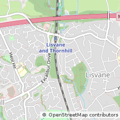 Map of Cardiff, South Glamorgan