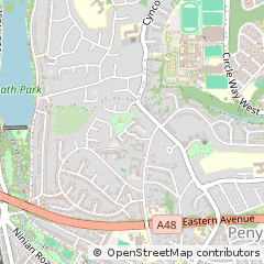 Map of Cardiff