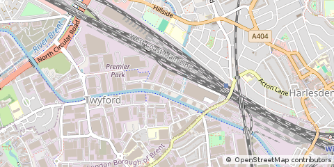 Map of Waxlow Road