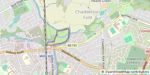 Map of Manchester