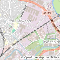 Map of Blackburn, Lancashire