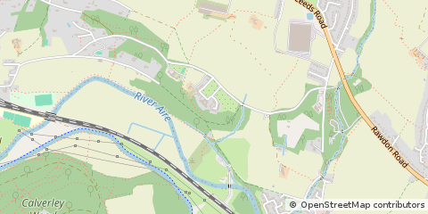 Map of Rawdon, West Yorkshire