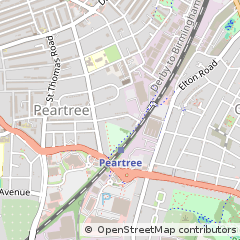 Map of Derby, Derbyshire