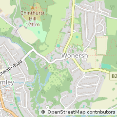 Map of Guildford, Dorset