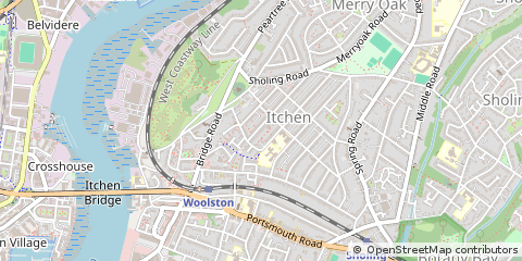 Map of Southampton
