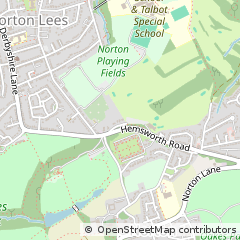 Map of Norton, Sheffield