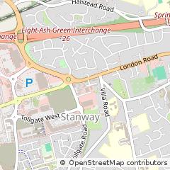 Map of Colchester, Essex