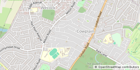 Map of Waterlooville, Hants