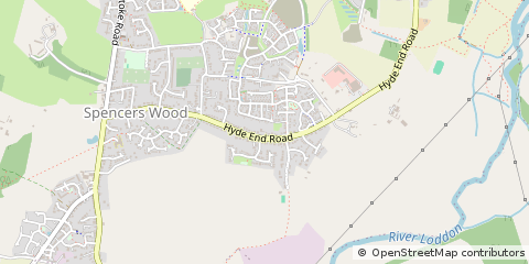 Map of Reading, Berkshire