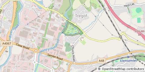 Map of Swansea