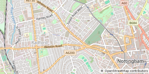 Map of Nottingham