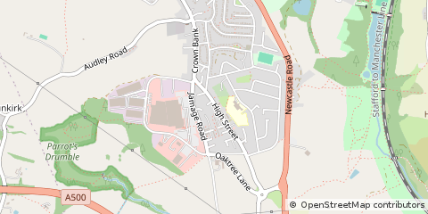 Map of Stoke-on-Trent