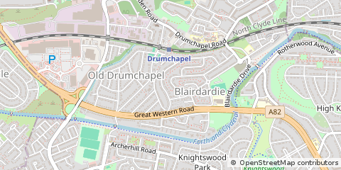 Map of Glasgow
