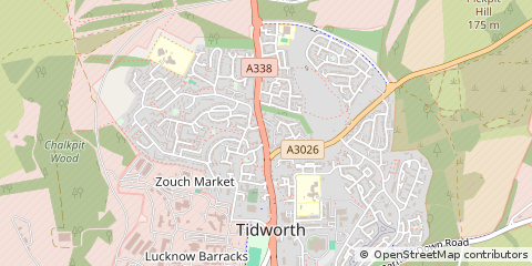 Map of Tidworth