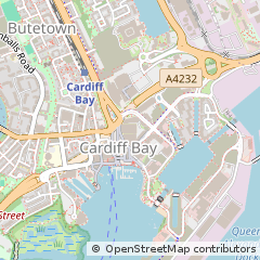 Map of Cardiff