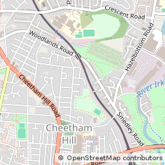 Map of Manchester