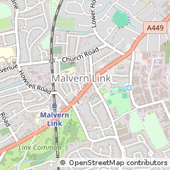 Map of Worcestershire