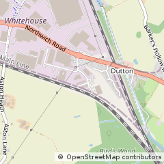 Map of Runcorn, Cheshire