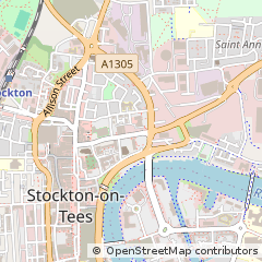 Map of Stockton-on-Tees