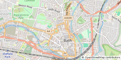 Map of Bath