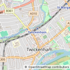 Map of Twickenham