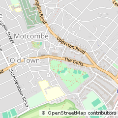 Map of Eastbourne, East Sussex