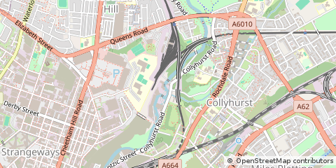 Map of Manchester