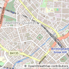 Map of Birmingham, West Midlands